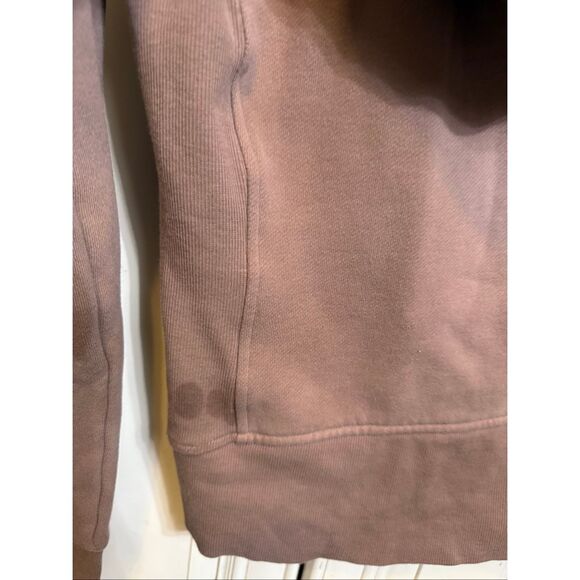 Lululemon Womens Full Zip Fleece Lined Scuba Hoodie Sweatshirt Taupetastic Small - Picture 3 of 8